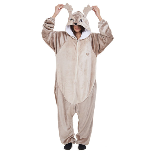 Snuggs Blanket Animal Onesie Deer